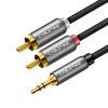 Cabletime 3.5mm jack to RCA Male Top-alt
