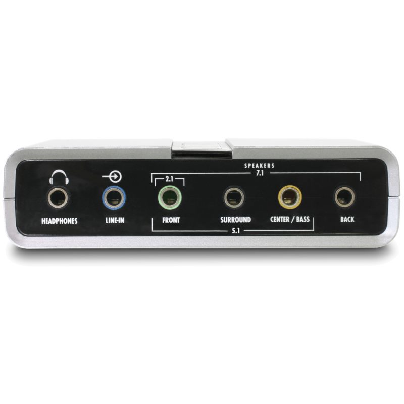 Delock USB Sound Box 7 Front-alt