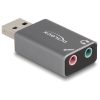 Delock USB sound card USB 2 Top-alt