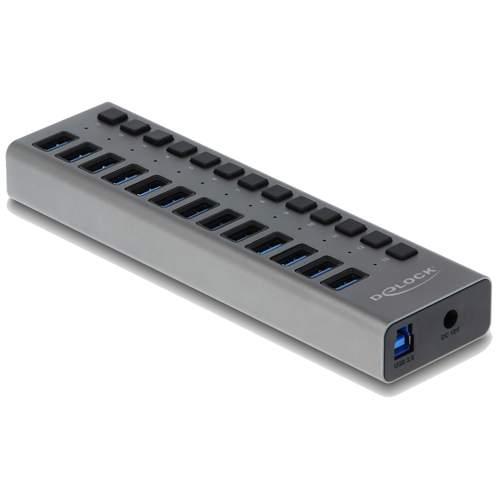 Delock USB3 Hub 13 Ports top-alt