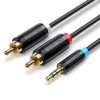 Vention 3.5mm jack to 2 RCA Male cable top-alt