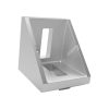 Corner bracket 3030 front silver-alt