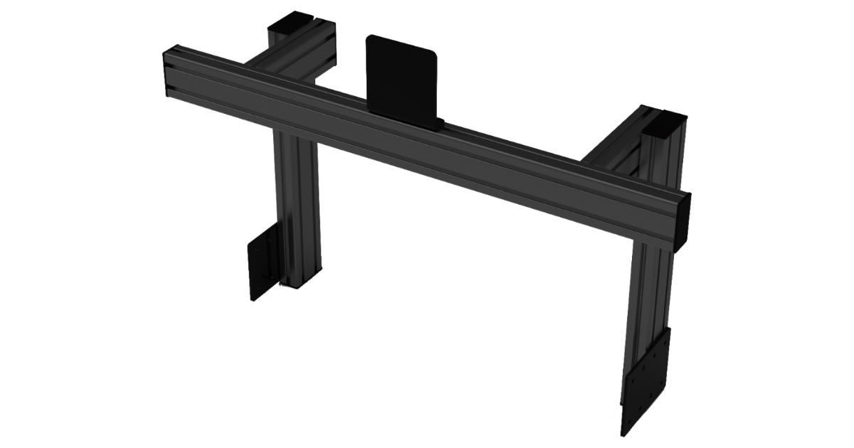 Single monitor rig mount black - Simgames EU