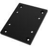 T-Connection plate 160X200 black top-alt