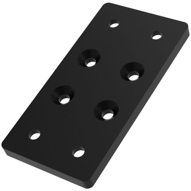 T-Connection plate 80X160 top-alt